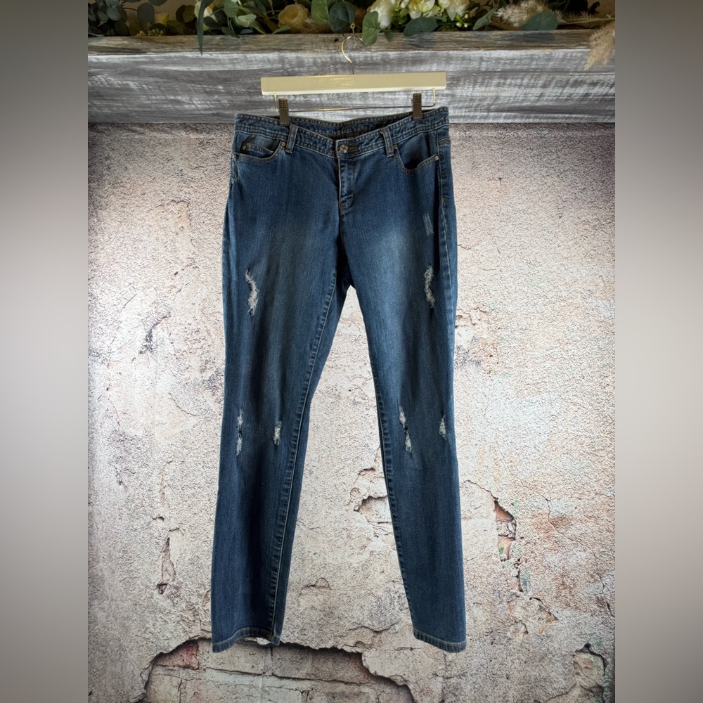 Michael Kors Dark Blue Skinny Jeans size 10.  C30